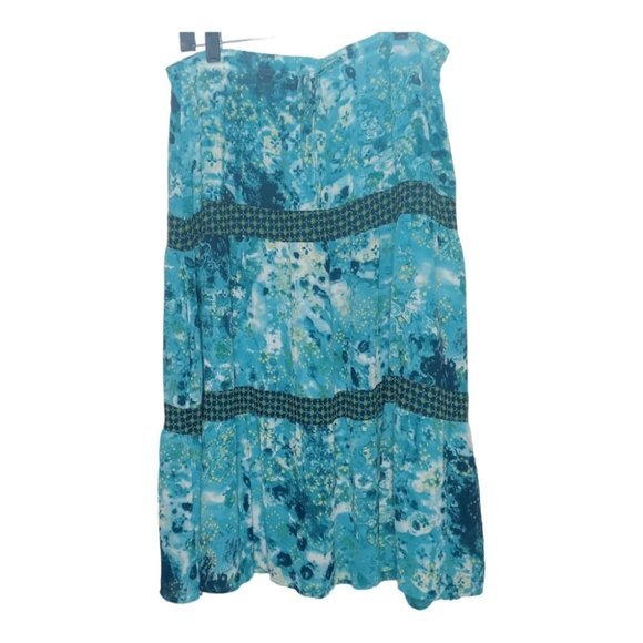 Floral Skirt - Mid Length size‎ 14 - Picture 1 of 6